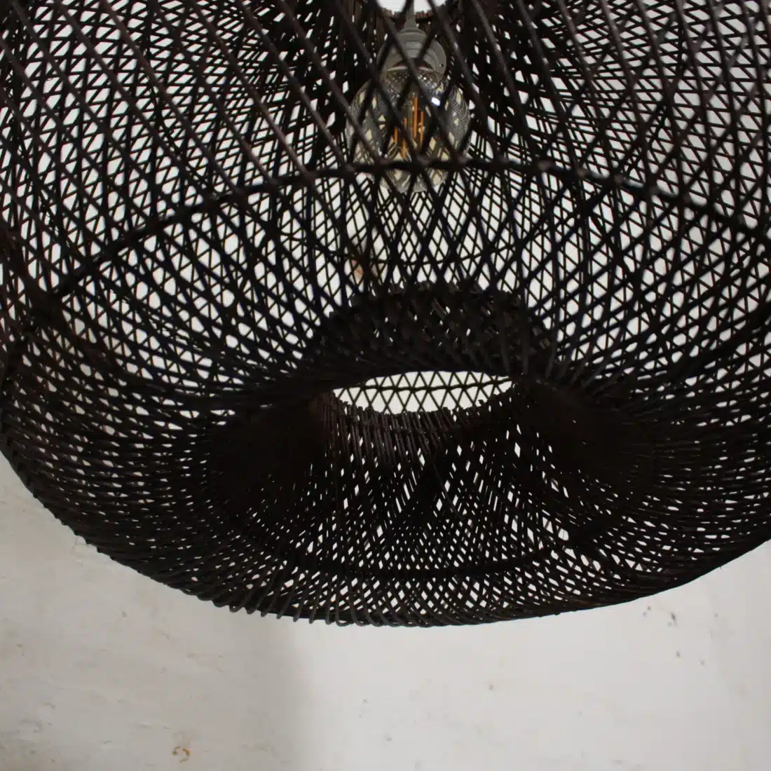Rotan Hanglamp Appel Bruin L Rotan Hanglamp Appel Bruin L