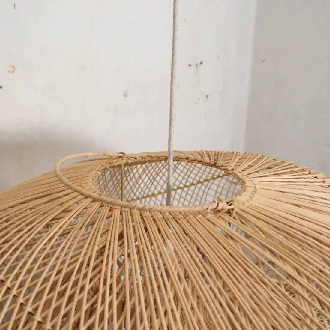 Rotan Hanglamp Golf Naturel M Rotan Hanglamp Golf Naturel M