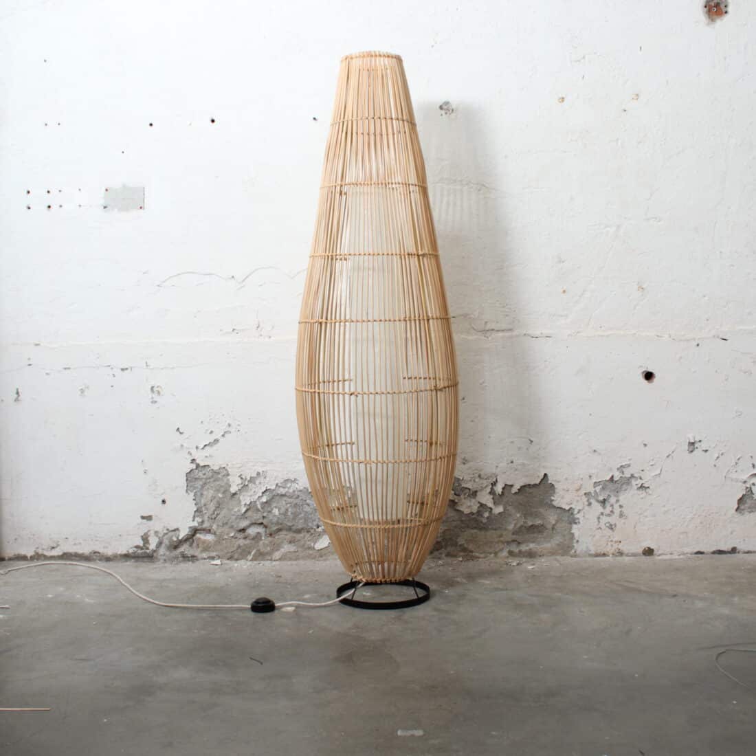 Rotan Vloerlamp Lucus Naturel L Rotan Vloerlamp Lucus Naturel L