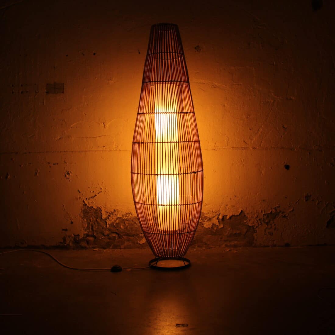 Rotan Vloerlamp Lucus Naturel L Rotan Vloerlamp Lucus Naturel L