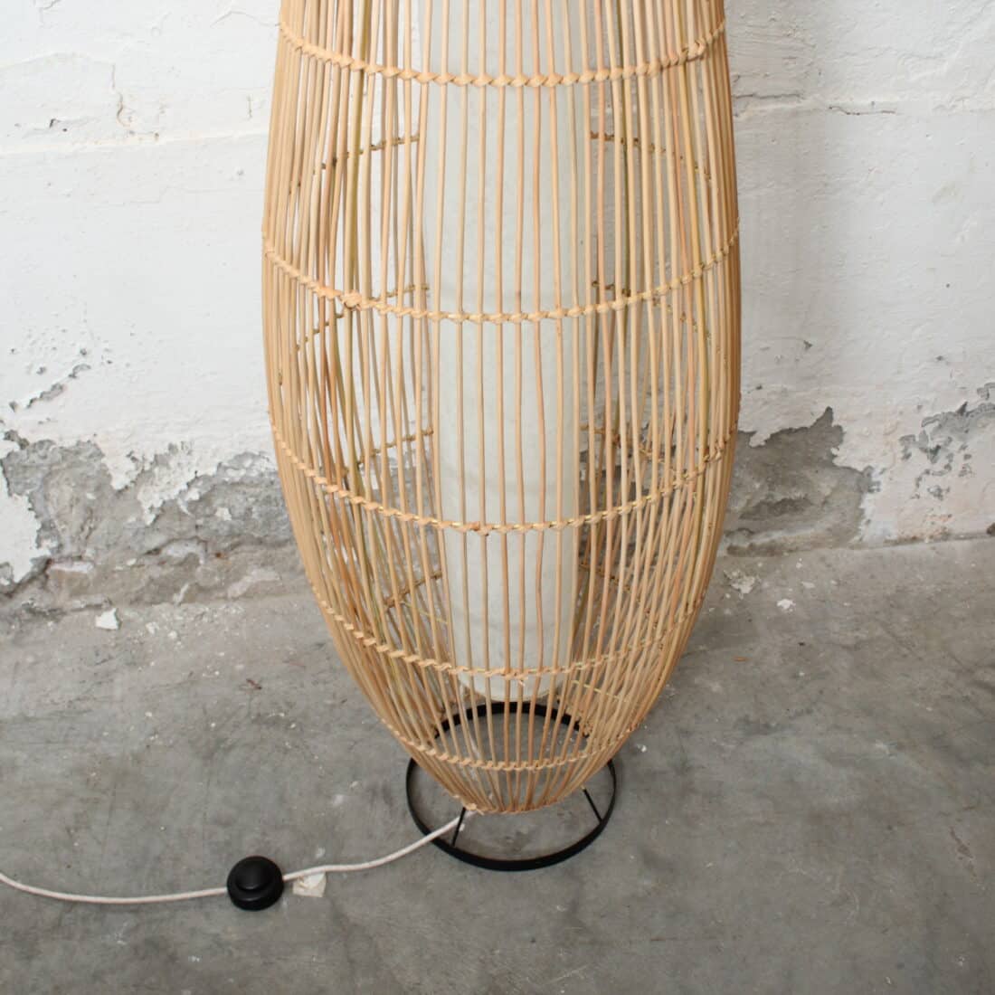 Rotan Vloerlamp Lucus Naturel L Rotan Vloerlamp Lucus Naturel L