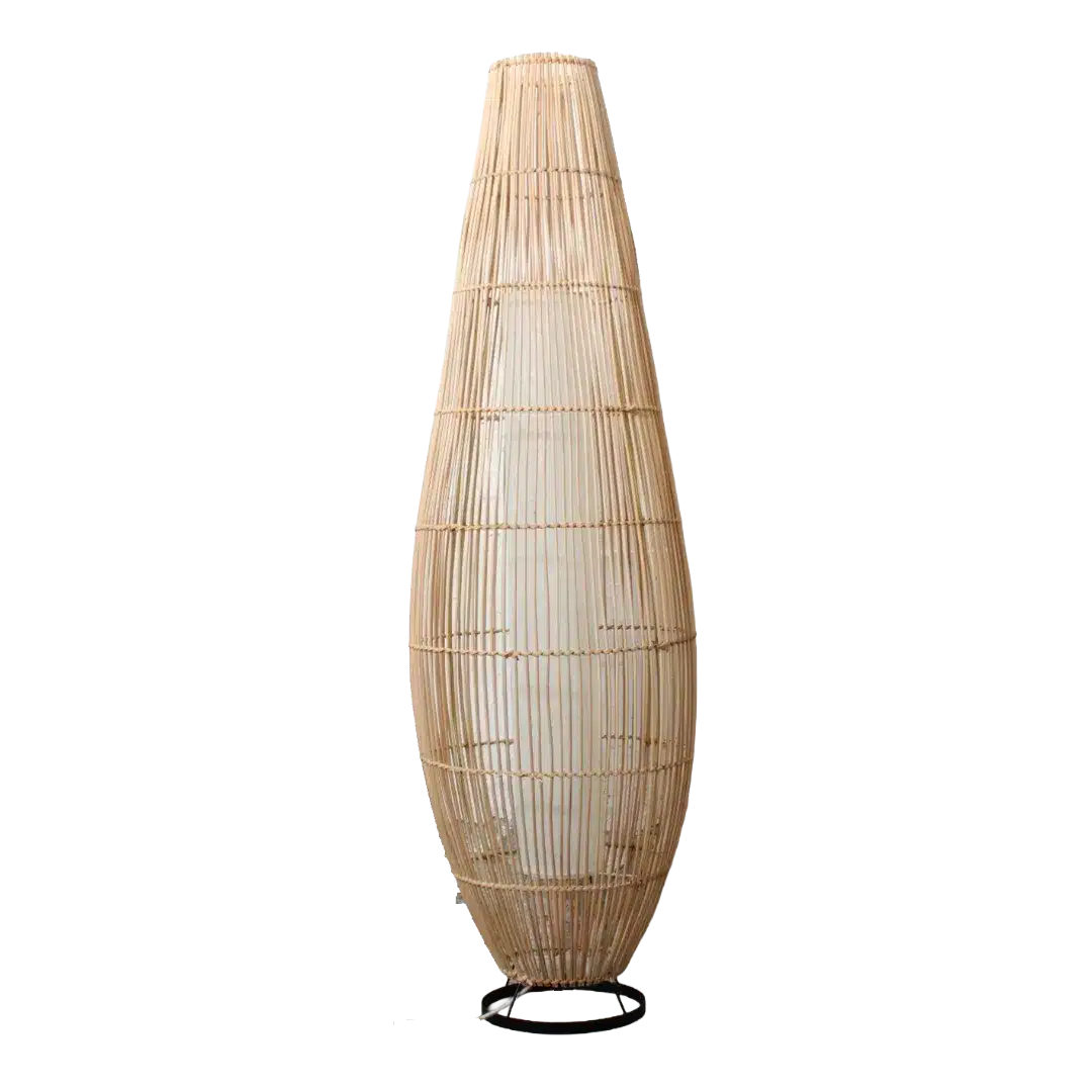 Rotan Vloerlamp Lucus Naturel L Rotan Vloerlamp Lucus Naturel L