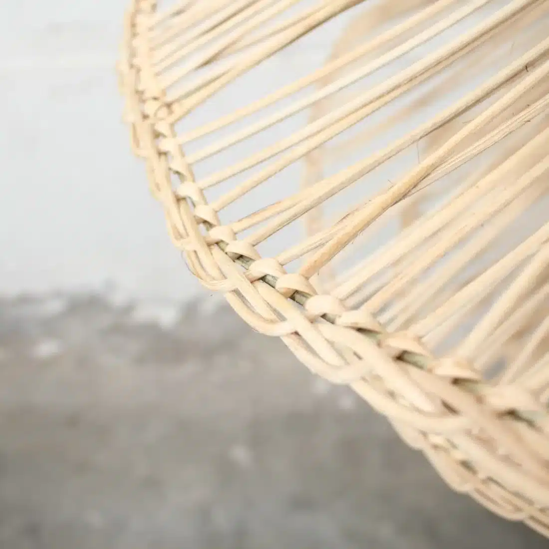 Rotan Hanglamp Wabisabi Half Naturel M Rotan Hanglamp Wabisabi Half Naturel M