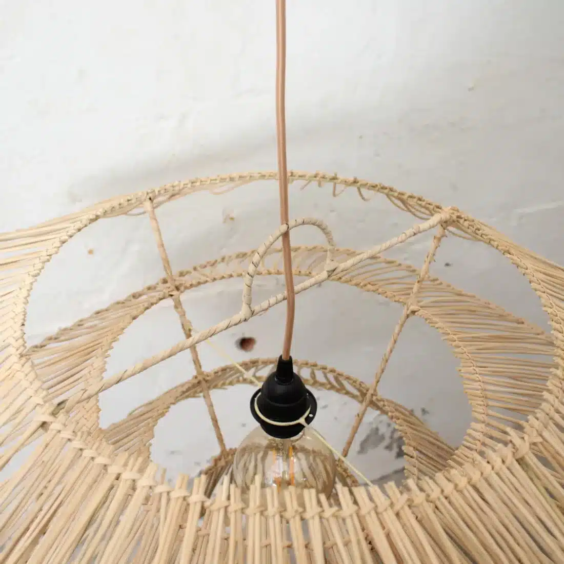 Rotan Hanglamp Wabisabi Half Naturel M Rotan Hanglamp Wabisabi Half Naturel M