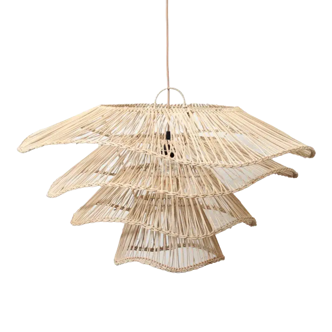 Rotan Hanglamp Wabisabi Half Naturel M Rotan Hanglamp Wabisabi Half Naturel M