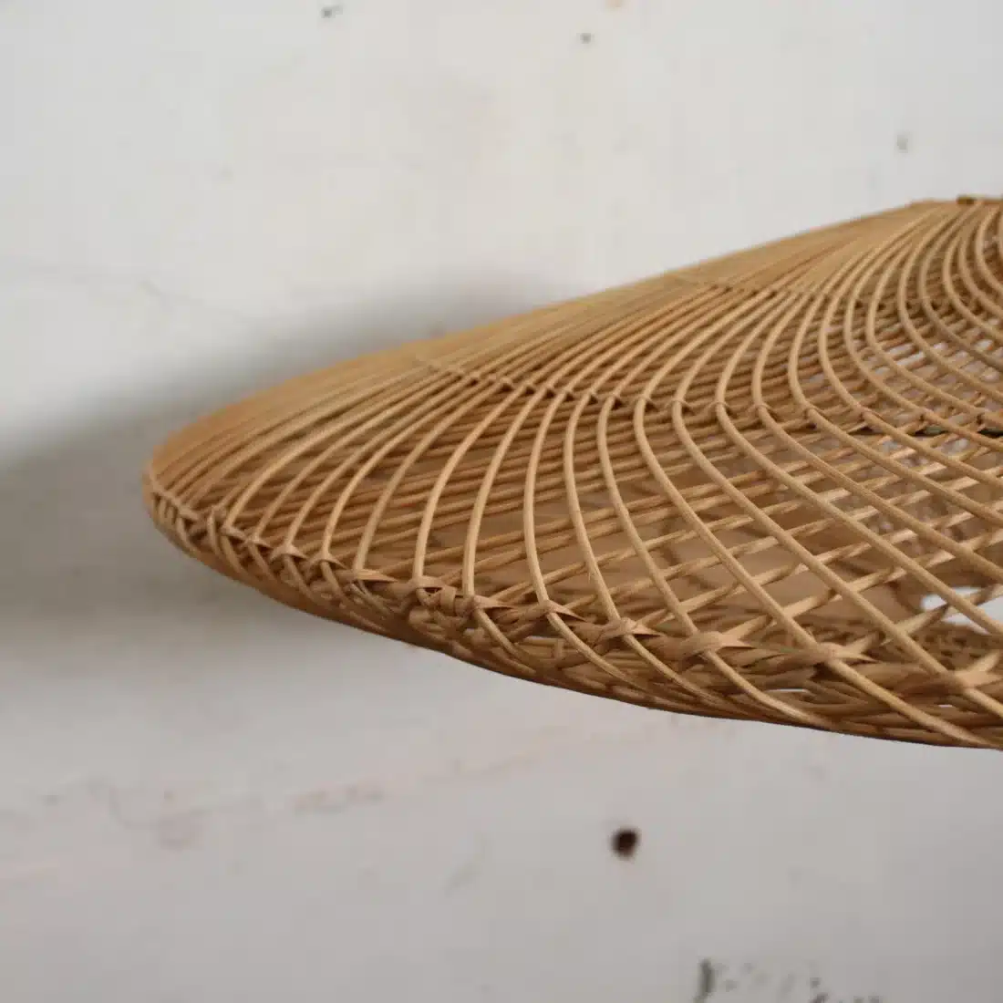Rotan Hanglamp Ufo Naturel L Rotan Hanglamp Ufo Naturel L