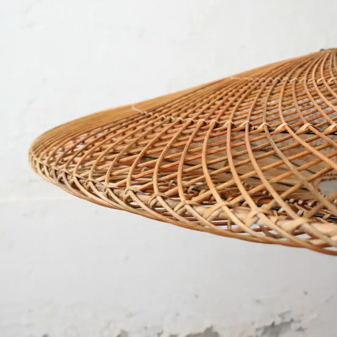 Rotan Hanglamp Ufo Gemeleerd M