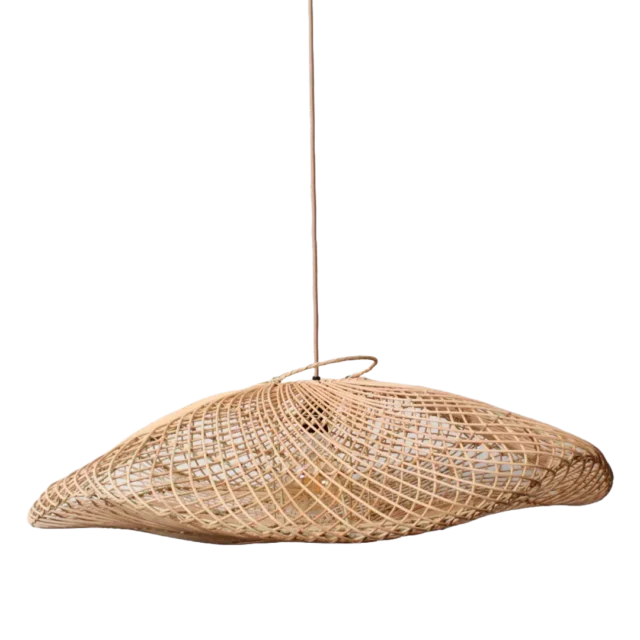 Rotan Hanglamp Wolk Naturel L