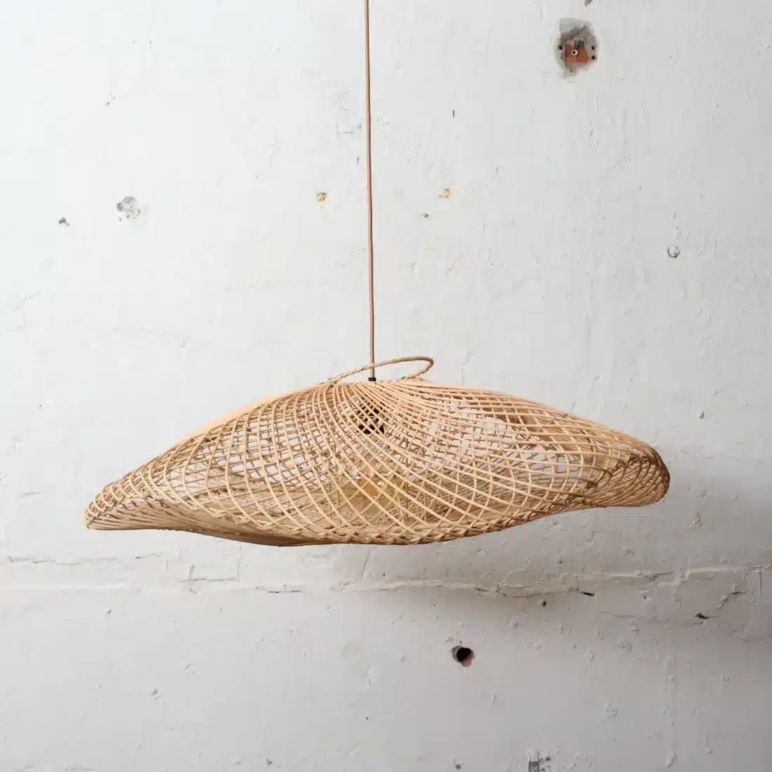 Rotan Hanglamp Wolk Naturel L Rotan Hanglamp Wolk Naturel L