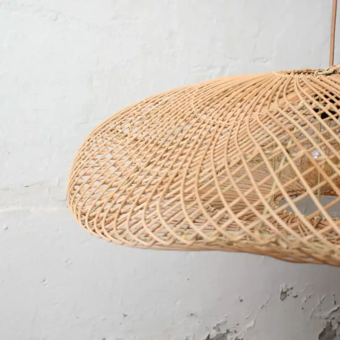 Rotan Hanglamp Wolk Naturel L Rotan Hanglamp Wolk Naturel L
