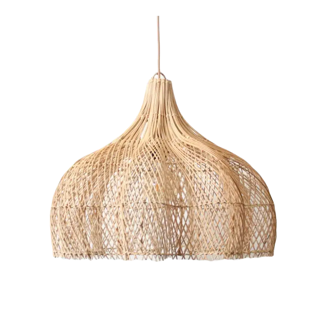 Rotan Hanglamp Bloem Naturel M Rotan Hanglamp Bloem Naturel M