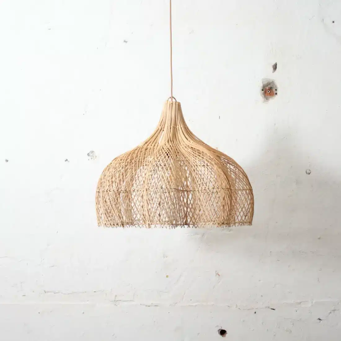 Rotan Hanglamp Bloem Naturel M Rotan Hanglamp Bloem Naturel M