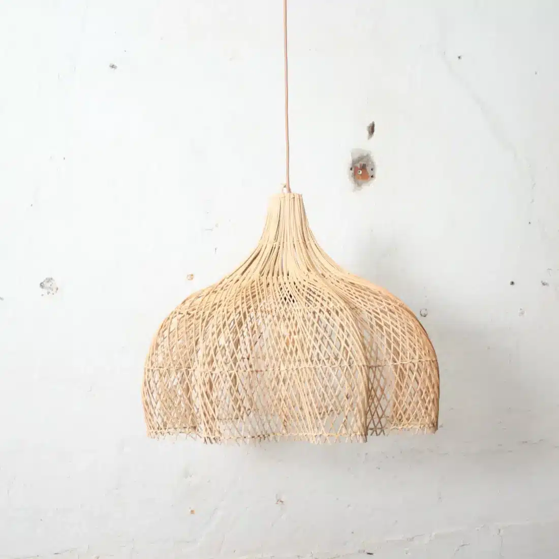 Rotan Hanglamp Bloem Naturel M Rotan Hanglamp Bloem Naturel M