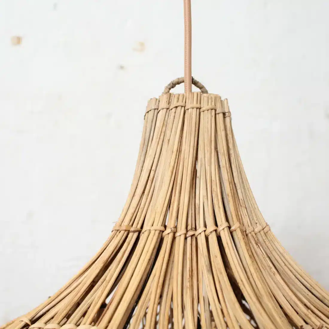 Rotan Hanglamp Bloem Gemeleerd M Rotan Hanglamp Bloem Gemeleerd M
