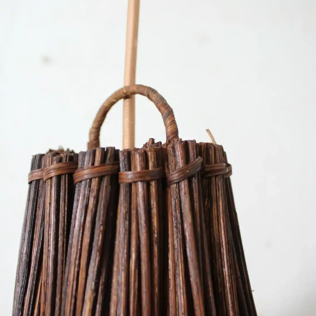 Rotan Hanglamp Bloem Bruin M Rotan Hanglamp Bloem Bruin M