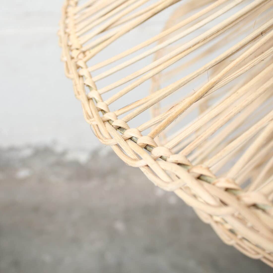Rotan Hanglamp Wabisabi Half Naturel L