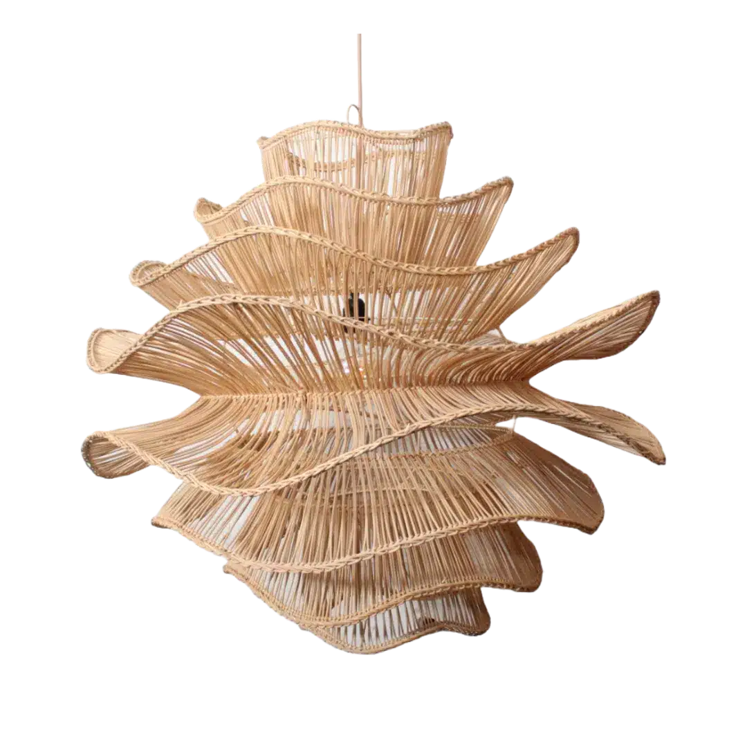 Rotan Hanglamp Wabisabi Naturel M Rotan Hanglamp Wabisabi Naturel M
