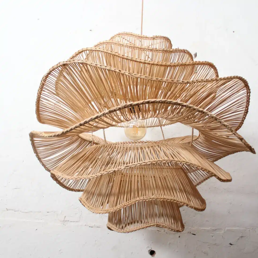 Rotan Hanglamp Wabisabi Naturel M Rotan Hanglamp Wabisabi Naturel M
