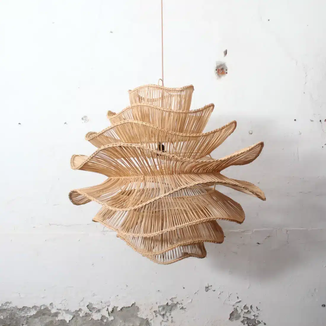 Rotan Hanglamp Wabisabi Naturel M Rotan Hanglamp Wabisabi Naturel M