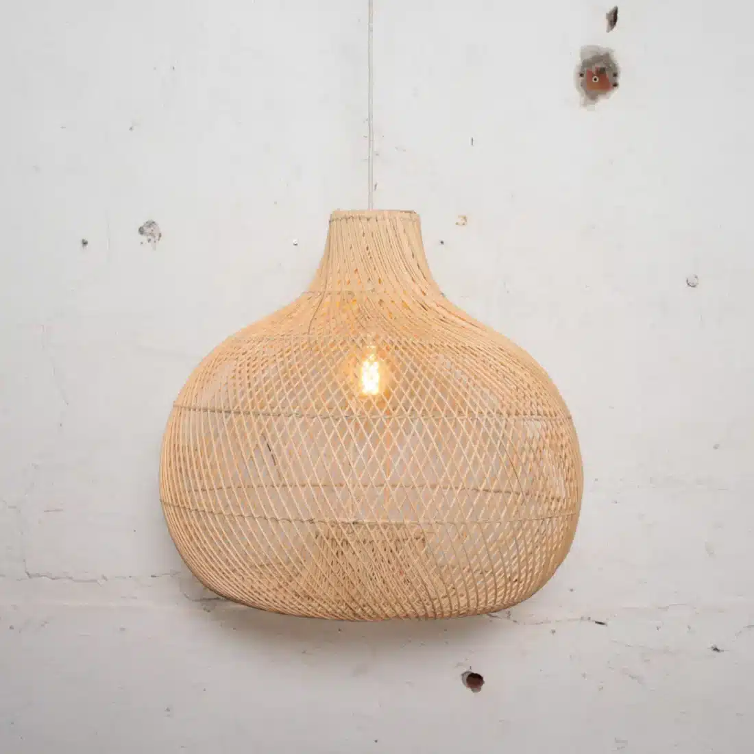 Rotan Hanglamp Appel Naturel S