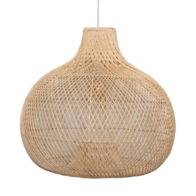 Rotan Hanglamp Appel Naturel S