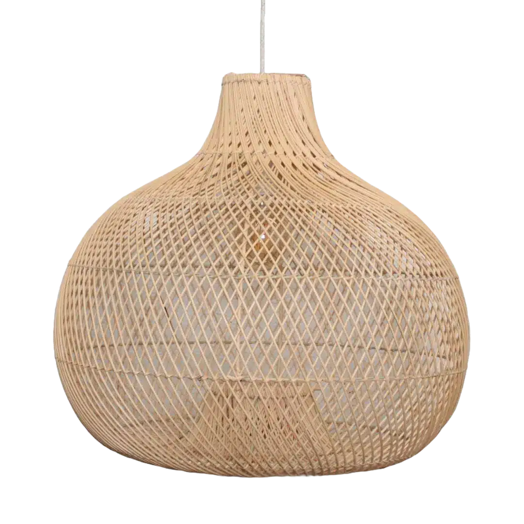 Rotan Hanglamp Appel Naturel S