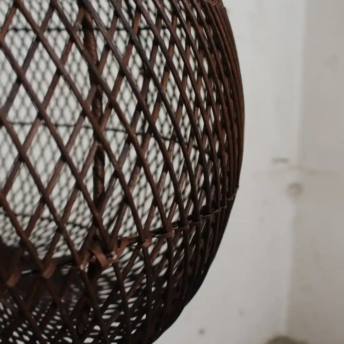Rotan Hanglamp Appel Bruin S
