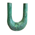 Tamegroute U-turn vaas | groen