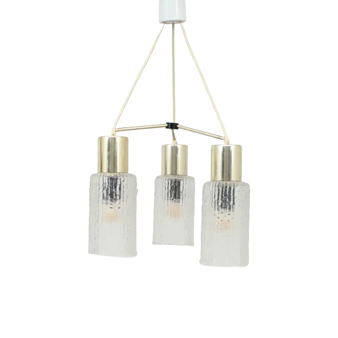 Mid Century Kroonluchter Glas Mid Century Kroonluchter Glas