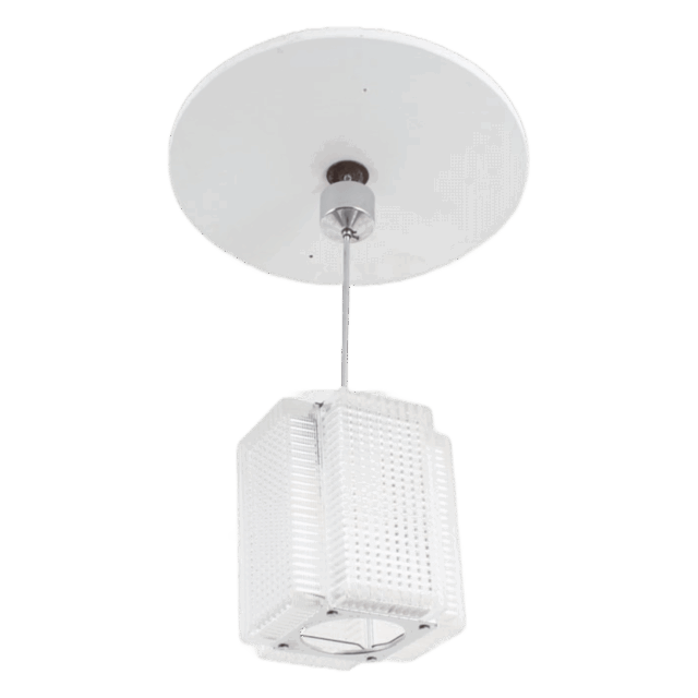 Mid Century Hanglamp Vierkant