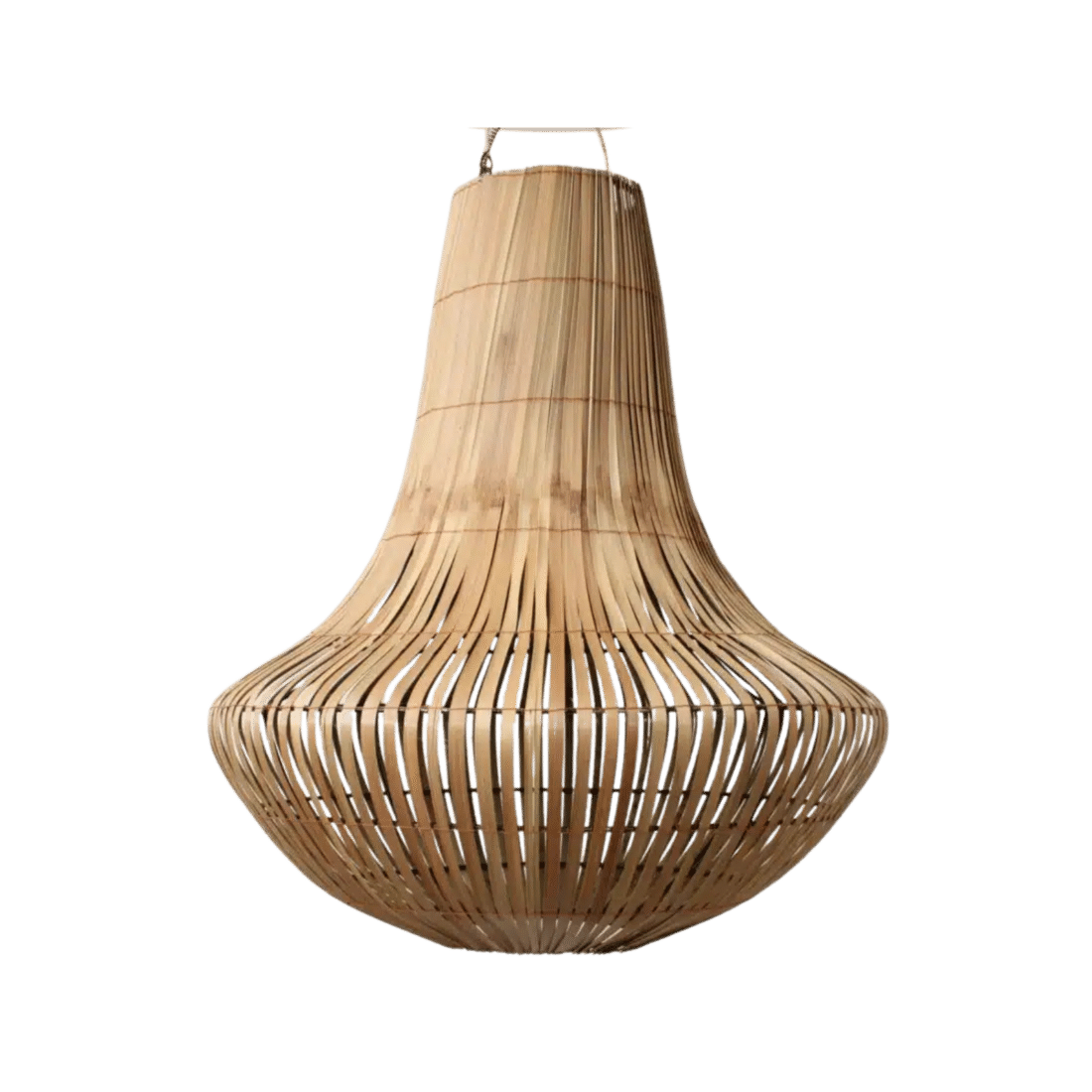 Rotan Kroonluchter Naturel M Rotan Kroonluchter Naturel M