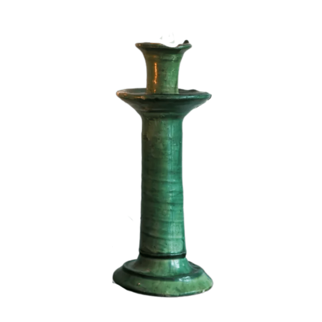 Traditionele Tamegroute Kandelaar Groen Traditionele Tamegroute Kandelaar Groen