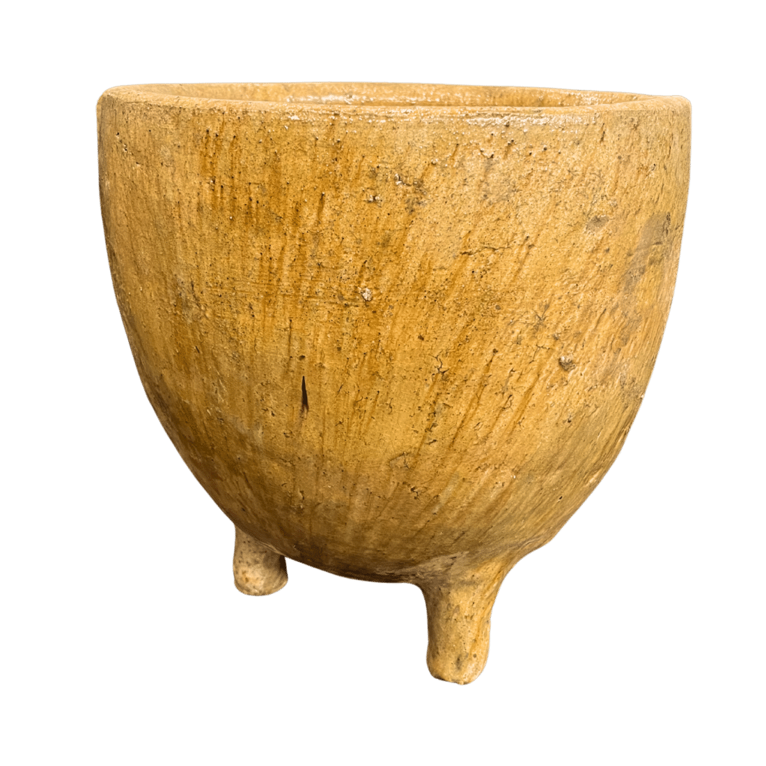 Tamegroute Tripod Pot Oker