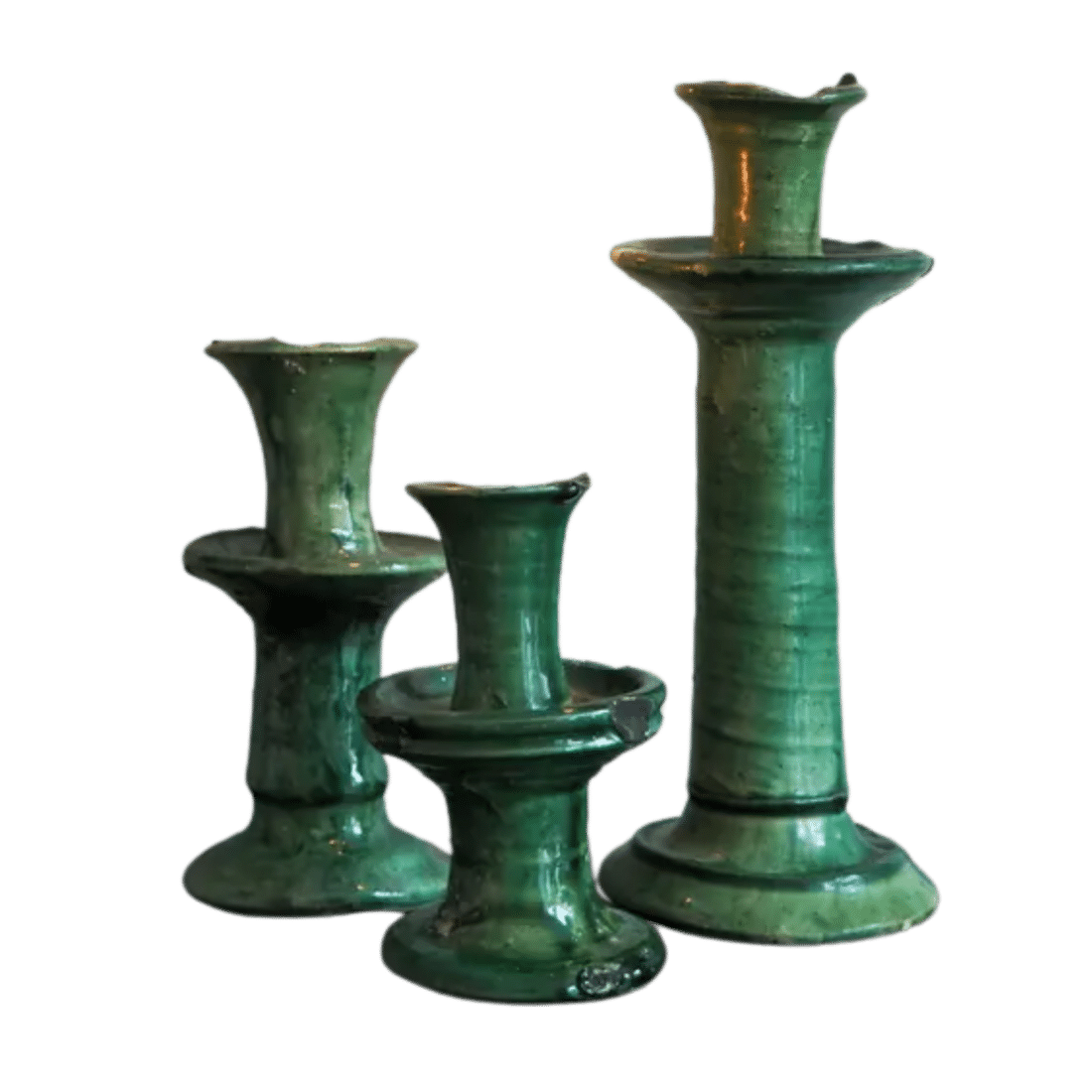Traditionele Tamegroute Kandelaar Groen Traditionele Tamegroute Kandelaar Groen