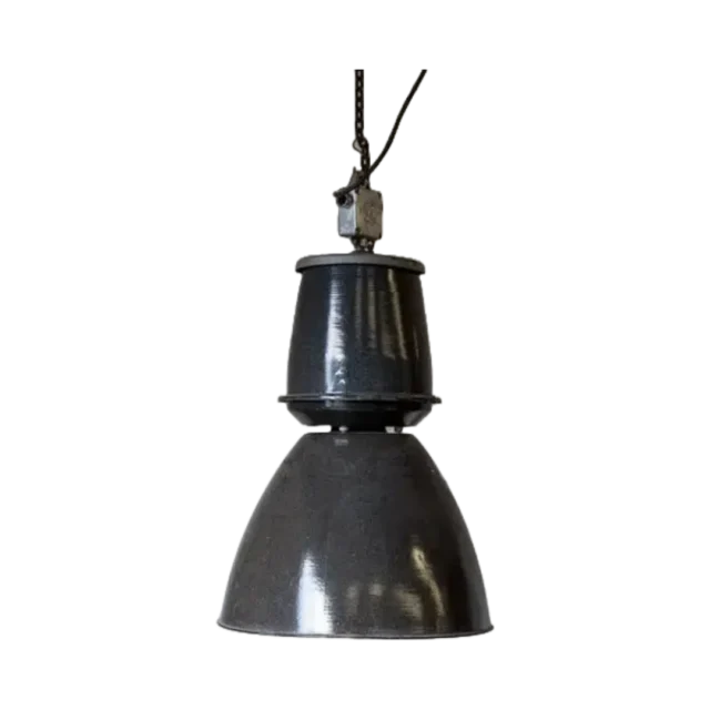 Donker Grijze Xxl Fabriekslamp