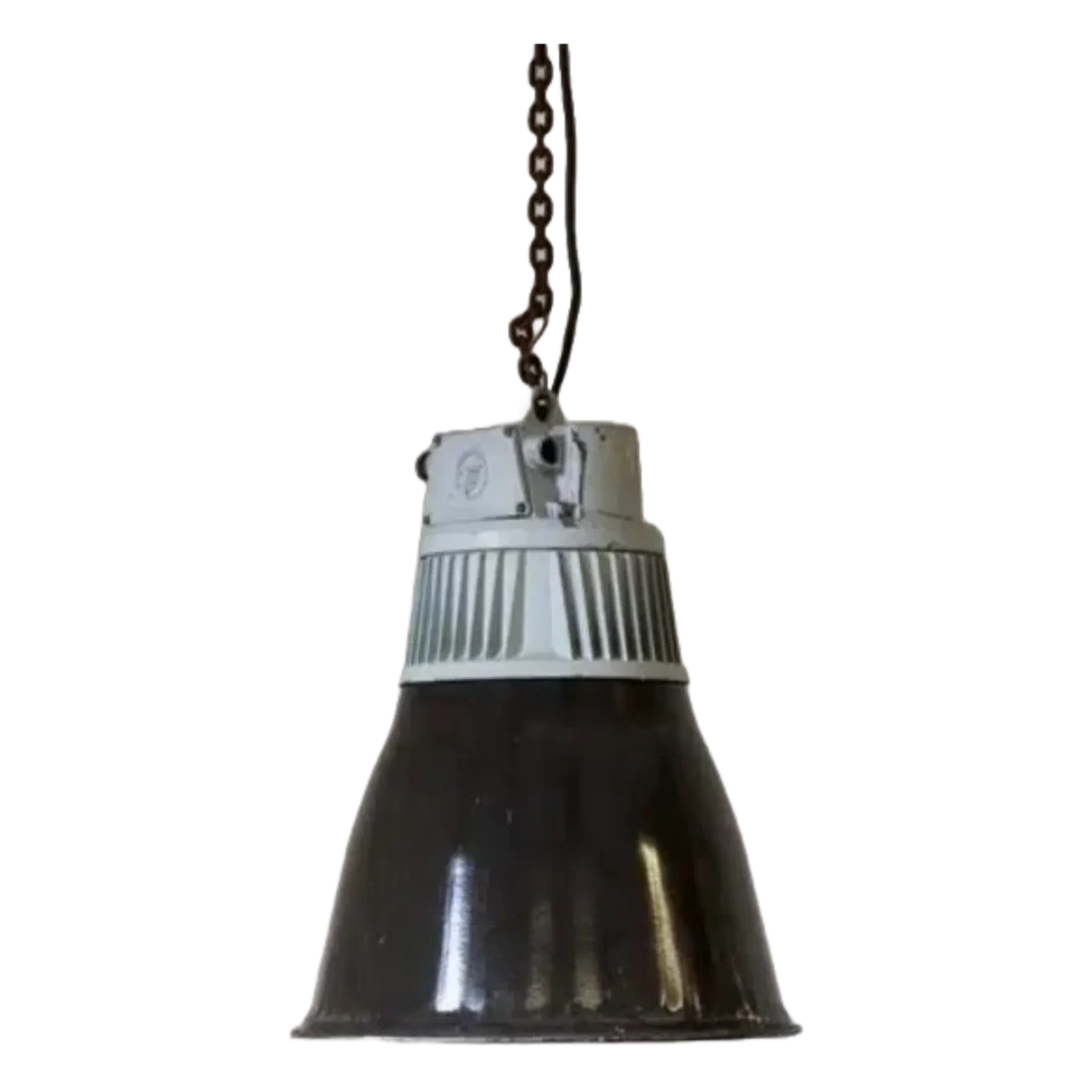 Zwarte Emaille Fabriekslamp Zwarte Emaille Fabriekslamp