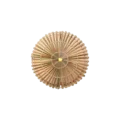 Rotan wandlamp | Rond naturel M