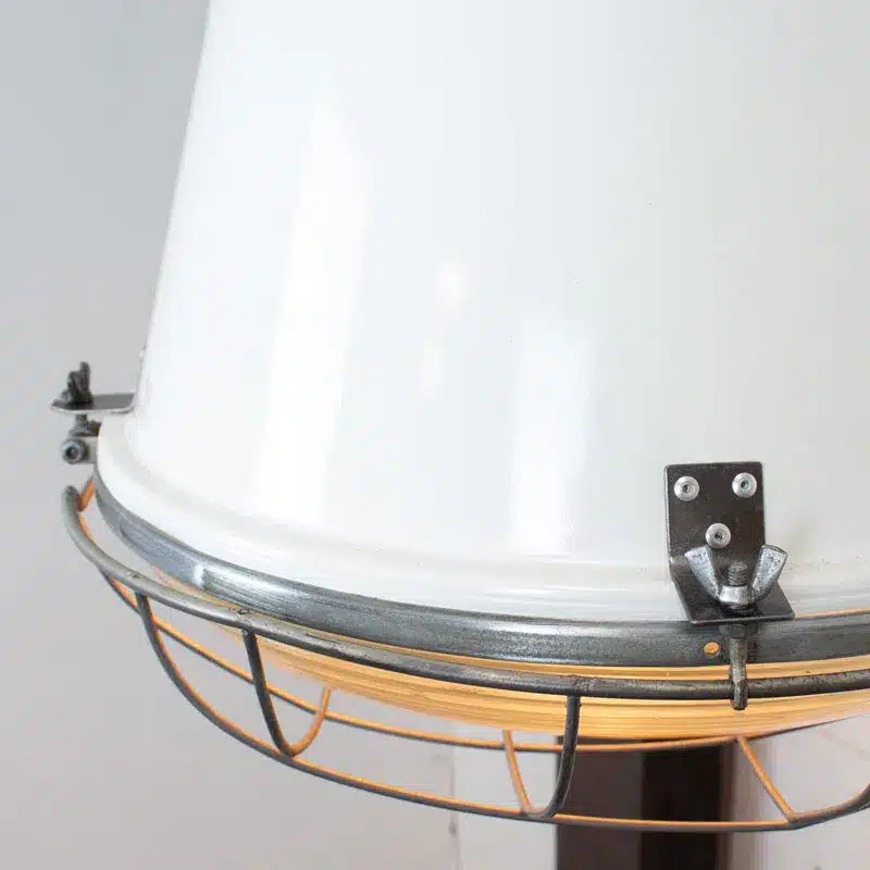 Witte Barrel Fabriekslamp