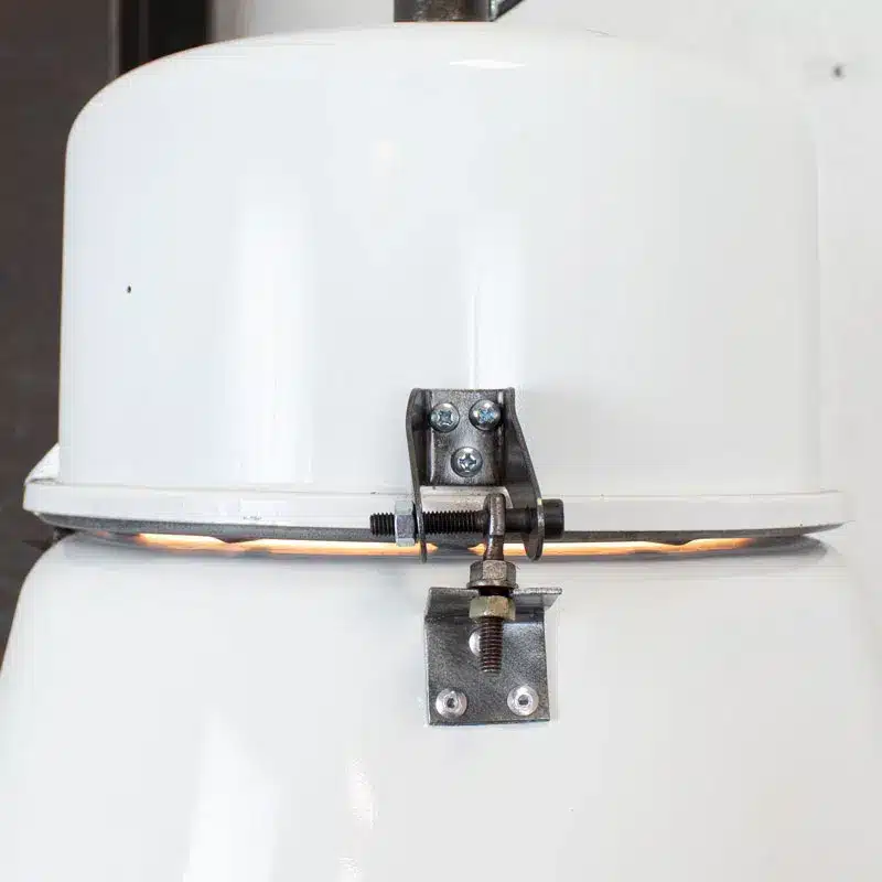 Witte Barrel Fabriekslamp