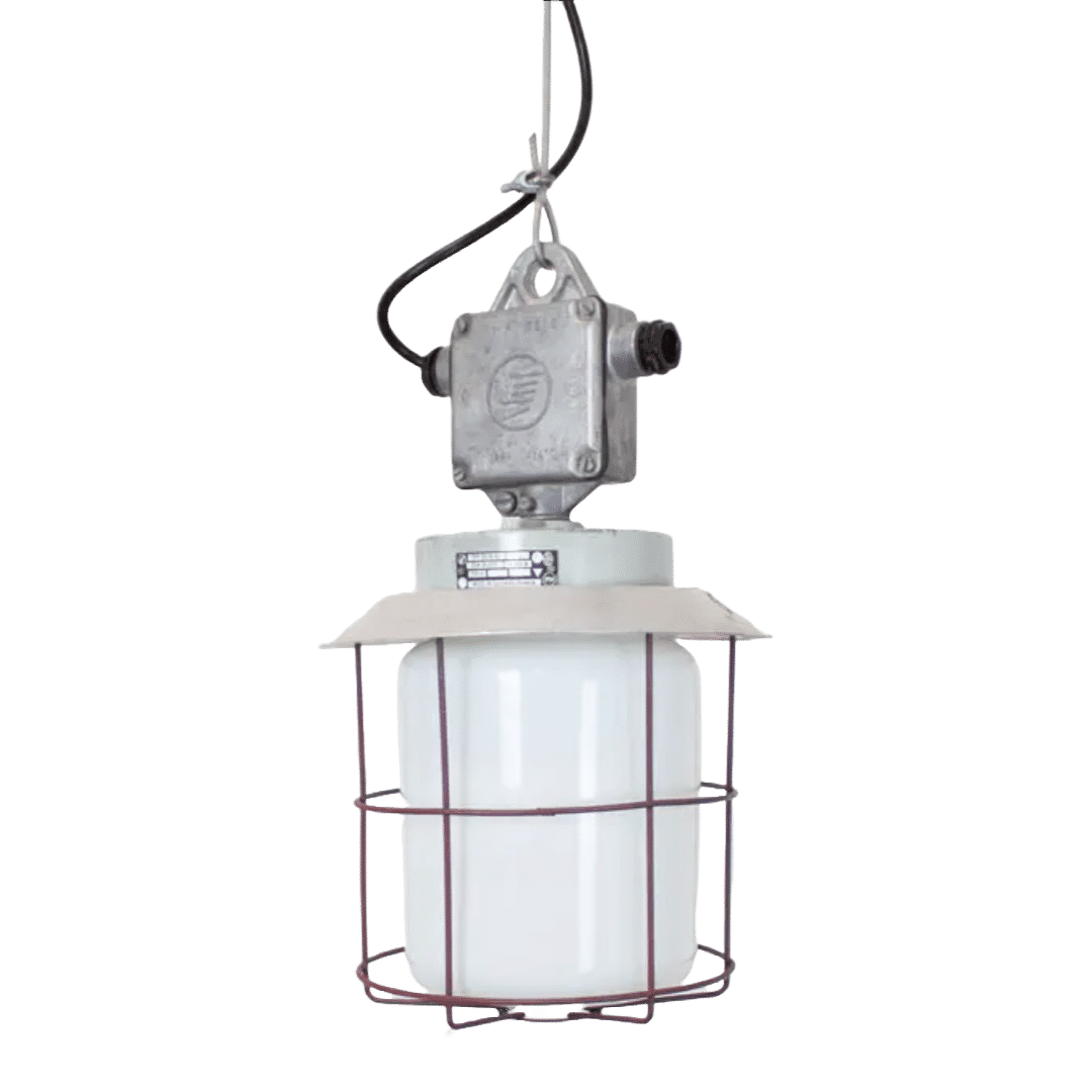 Kooilamp Met Melkglas Kooilamp Met Melkglas