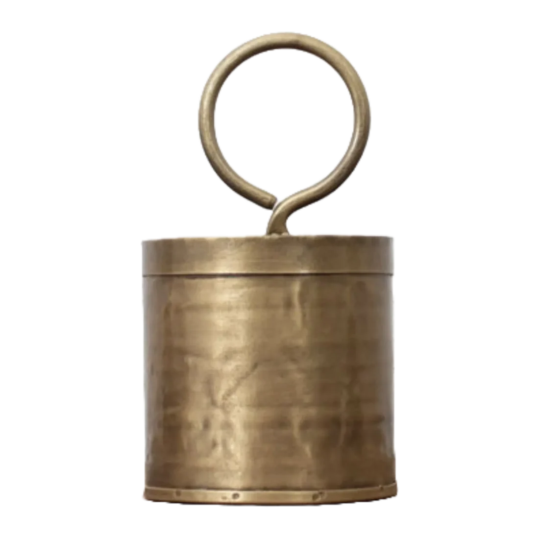 Goud Metalen Bakje Enkel