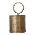 Goud metalen bakje | Enkel