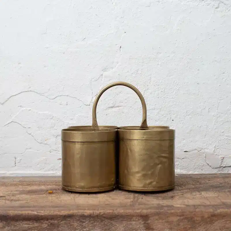 Goud Metalen Bakjes Kwartet Goud Metalen Bakjes Kwartet