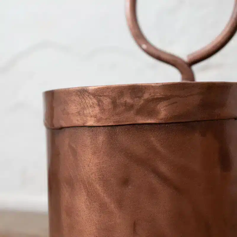 Brons Metalen Bakje Enkel