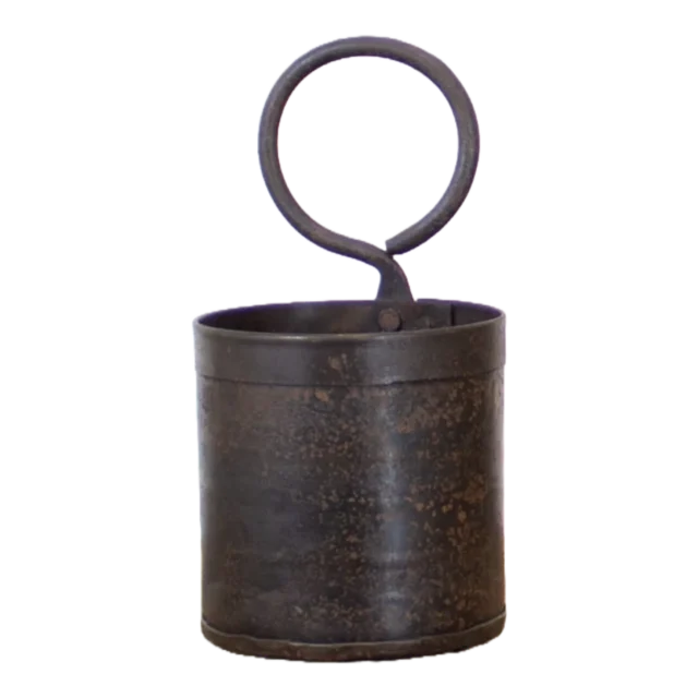 Zwart Metalen Bakje Enkel