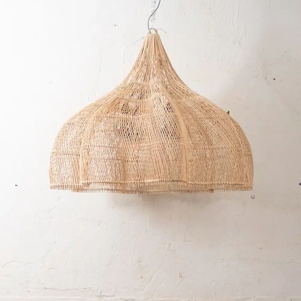 Rotan Hanglamp Bloem Naturel L Rotan Hanglamp Bloem Naturel L