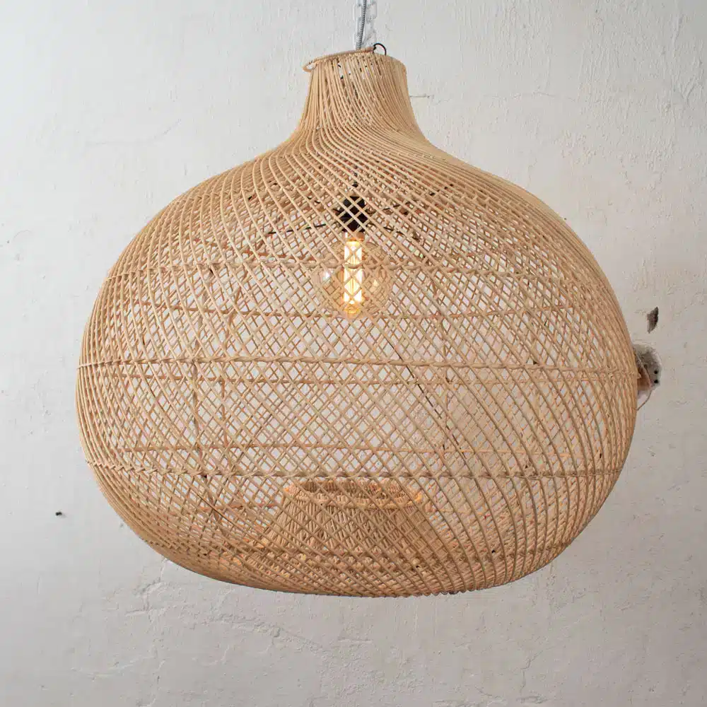 Rotan Hanglamp Appel Naturel L Rotan Hanglamp Appel Naturel L