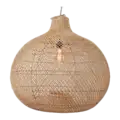 Rotan hanglamp | Appel naturel L