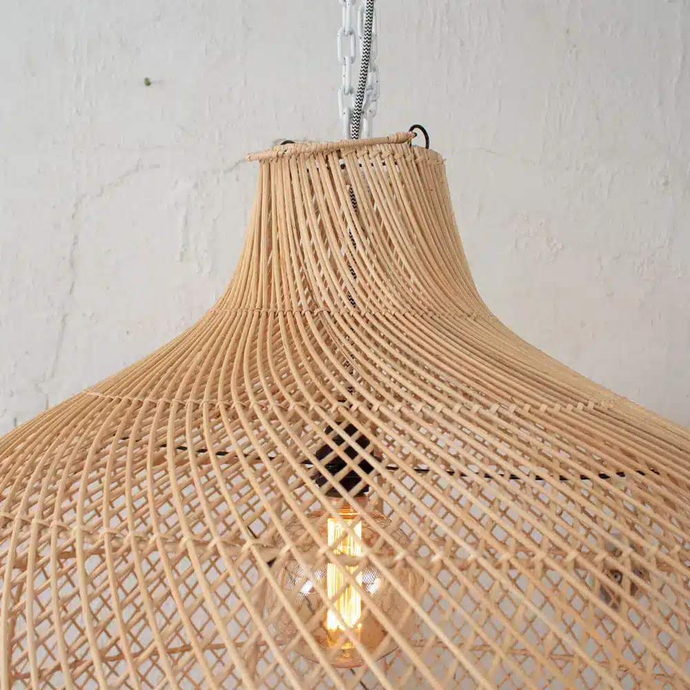 Rotan Hanglamp Appel Naturel L Rotan Hanglamp Appel Naturel L