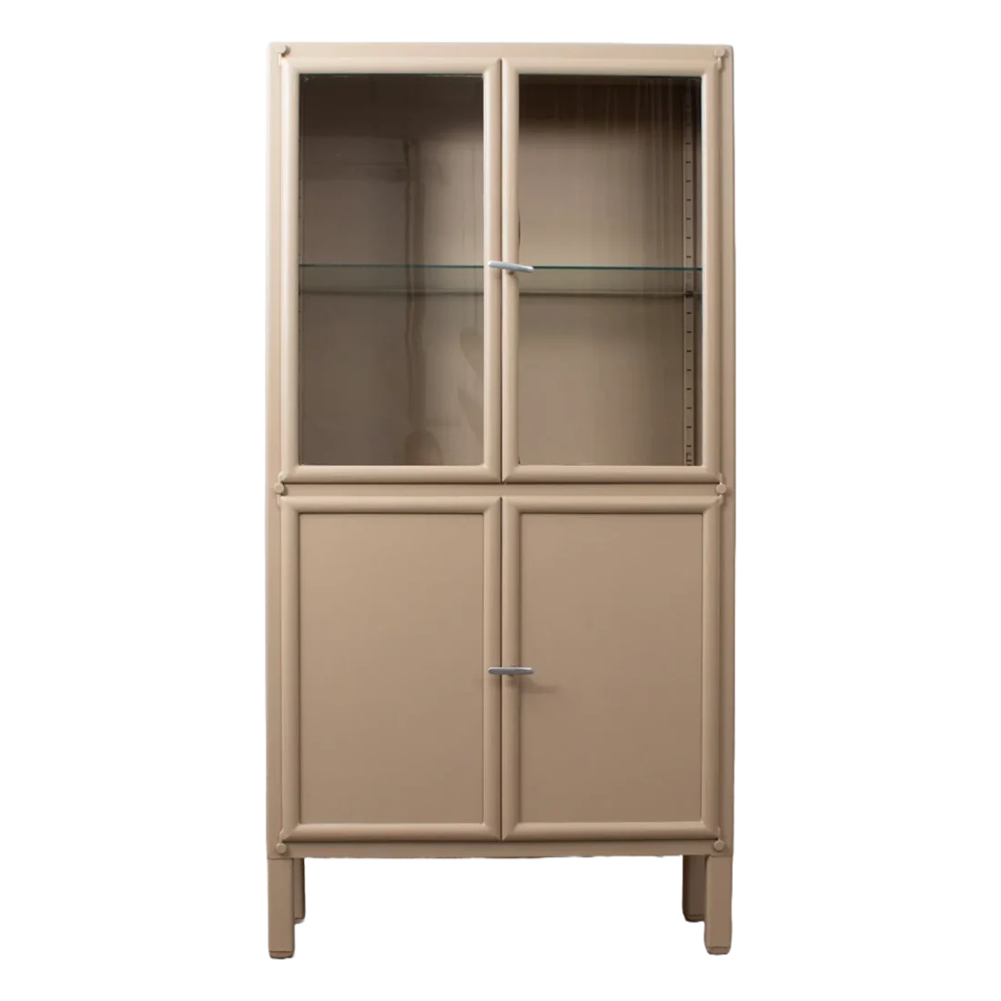 Slowaakse Vintage Apothekerskast Overgeverfd 1019